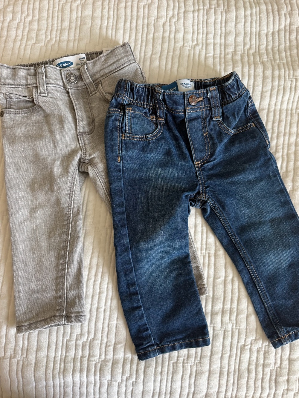 Old Navy Toddler Jeans and Gray Jeans - Blue and Light Gray